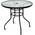 COSTWAY Gartentisch Metall rund