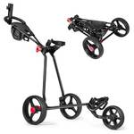 Costway 3-Rad Golftrolley klappbar