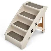 Costway Haustiertreppe mit Teppich