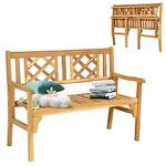 Costway Holz Gartenbank Klappbar