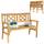 Costway Holz Gartenbank Klappbar