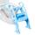 Costway Kinder-Toilettensitz Toiletten-Trainer mit Leiter