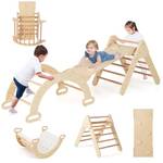 Costway Kletterdreieck mit Rutsche
