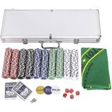 COSTWAY Pokerset mit 500 Laser-Chips