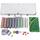 COSTWAY Pokerset mit 500 Laser-Chips