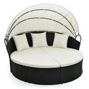 Costway Rattan Sonneninsel Vergleich