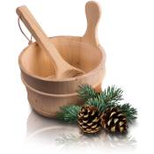 Cozynature Sauna Eimer mit Kelle aus hochwertigem finnischen Kiefern-Holz Vergleich