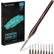 CreaTek - Premium Detail Pinsel Set 10 Stk.