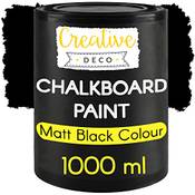 Creative Deco Wandfarbe Schwarz (matt)