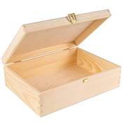Creative Deco A4 Holz-Kiste mit Deckel