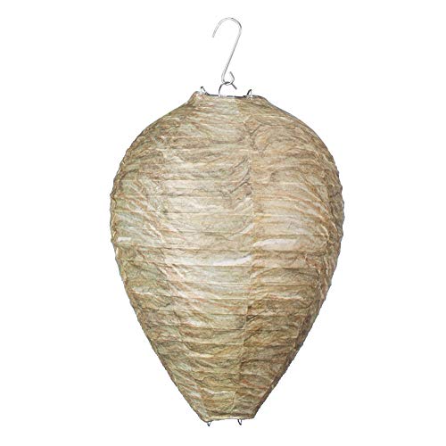 Wespennest-Attrappe 2 Stück – Handgewebt Aus Baumwolle, 36x20 Cm, Zur Wespenabwehr Im Garten