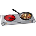 Cusimax Silber Doppelkochplatte
