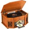 Cyberlux Nostalgie Holz Musikanlage |