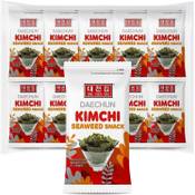 Daechun Kimchi-Algen-Snacks Vergleich