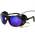 Daisan schwarze Gletscherbrille