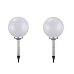 Dapo Leuchten 2 x LED Solar-Kugelleuchte Marla