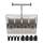 Dasntered Manual Quad Floor Stopper