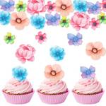 Dazzjoy Essbare Blumen Tortendeko