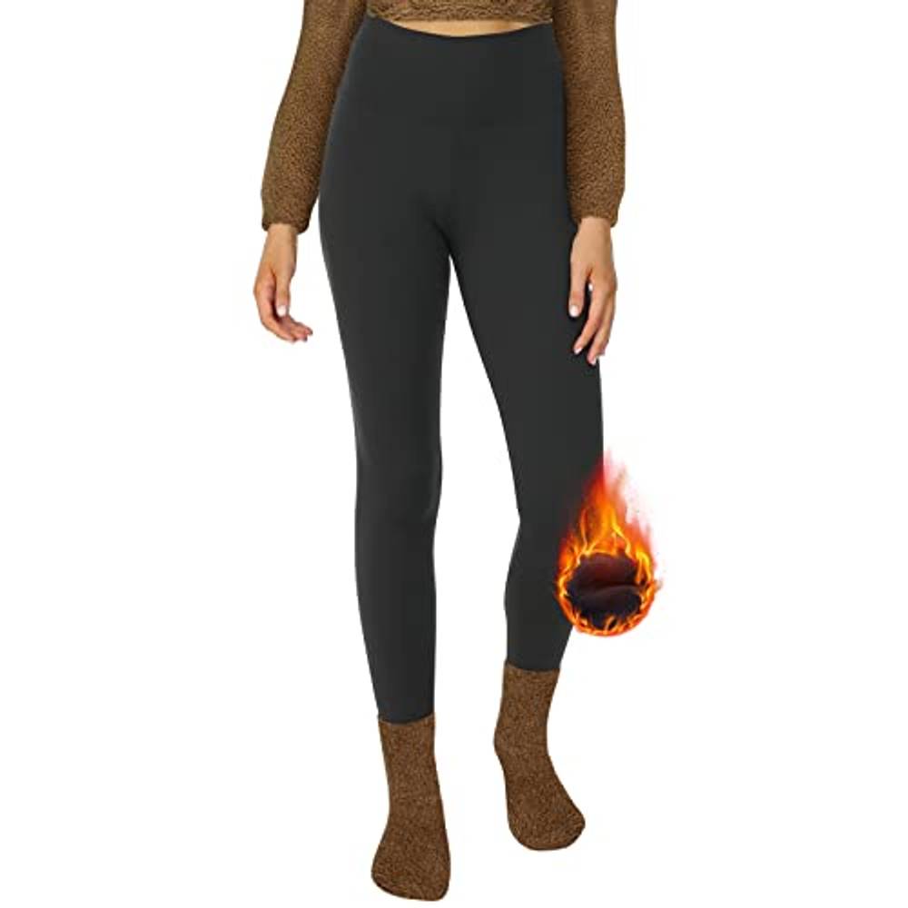 KEREDA Leggings Filles Thermiques Doublés Hiver – Similicuir Brillant, Chaud Et Confortable, Tailles Enfant