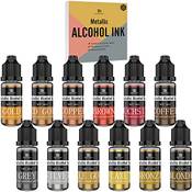 DecorRom Metallic Alkoholtinte-Set