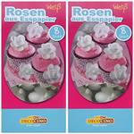 Dekoback essbare Rosen (Weiß)