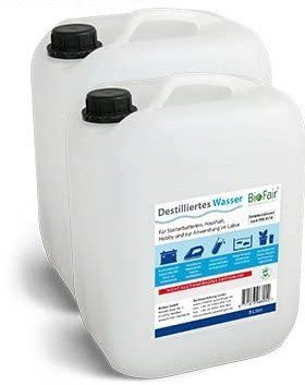 5 Liter Destilliertes Wasser (1 Kanister mit 5 Litern) Bügeleisen Batterie