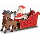 Deuba Adventskalender zum Befüllen "Schlitten"