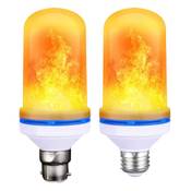 Dewdat LED Flammen Lichtbirne Vergleich