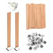 Dewfigs Holzdochte 60 Sets