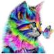 Nuoshen 5D Diamant Malerei Katze Vergleich