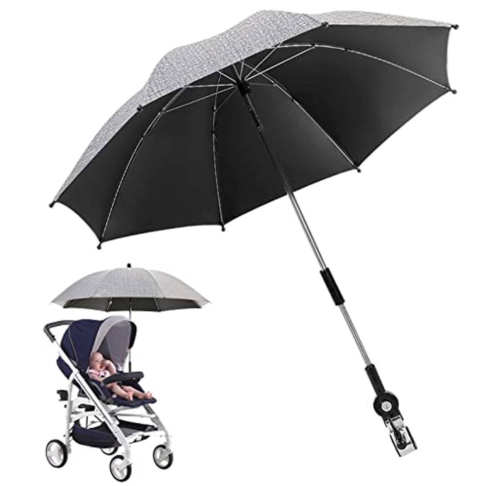 Kinderwagen Sonnenschirm Verstellbar Mit Regenschutz  Groer Schirm Fr  Baby Kinderwagen Auenbereich Kinderwagen Schirm UV Schutz