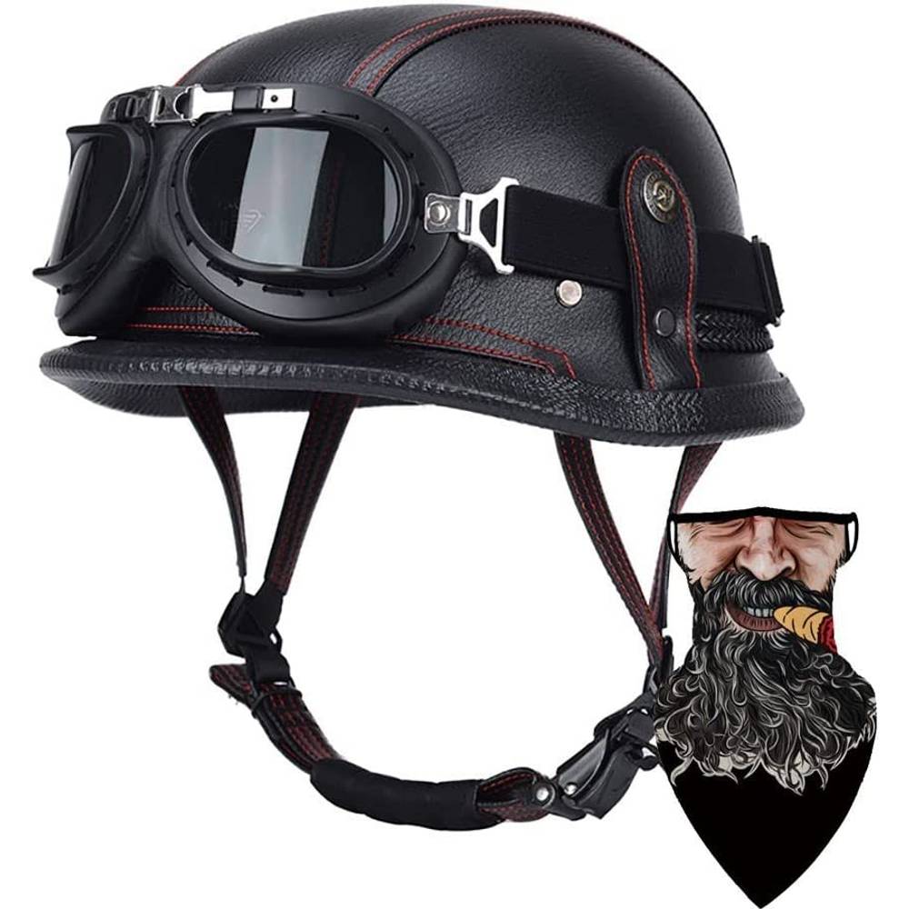 halbschalenhelm schwarz