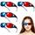 Doitool Brille für Farbenblinde