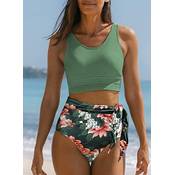 Dokotoo High-Waist-Bikini