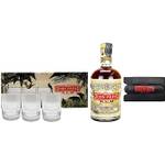 Don Papa Rum mit Gläsern