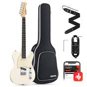 Donner E-Gitarre weiß Vergleich