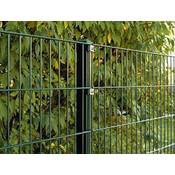 Doppelstab-Mattenzaun Komplett-Set 10 m | Höhe 103 cm