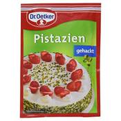 Dr. Oetker Pistazien gehackt Vergleich