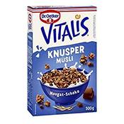 Dr. Oetker Vitalis Knuspermüsli Nuss-Nougat Vergleich
