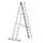 Drabest Mehrzweckleiter 3 x 11 Stufen