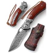 Drachenader Damast Taschenmesser