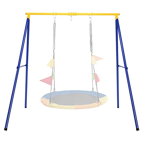Babyschaukel 2-in-1 Mit Metallgestell – Baby-Jumper & Kleinkindschaukel Für Drinnen/draußen – Inkl. Sicherheitsgurt