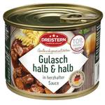 Dreistern Gulasch halb und halb