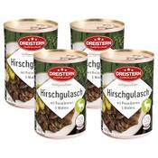 Dreistern Hirsch-Edelgulasch Vergleich