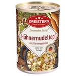 Dreistern Hühnernudeltopf mit Gemüse