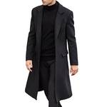 Ecdahicc Casual Slim Fit Wollmantel