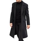 Ecdahicc Casual Slim Fit Wollmantel