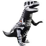 Echten Riesenskelett Dinosaurier-Kostüm