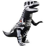 Echten Riesenskelett Dinosaurier-Kostüm Vergleich
