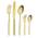 Echtwerk EW-BS-3075G Tafelbesteck Positano-Gold Edition